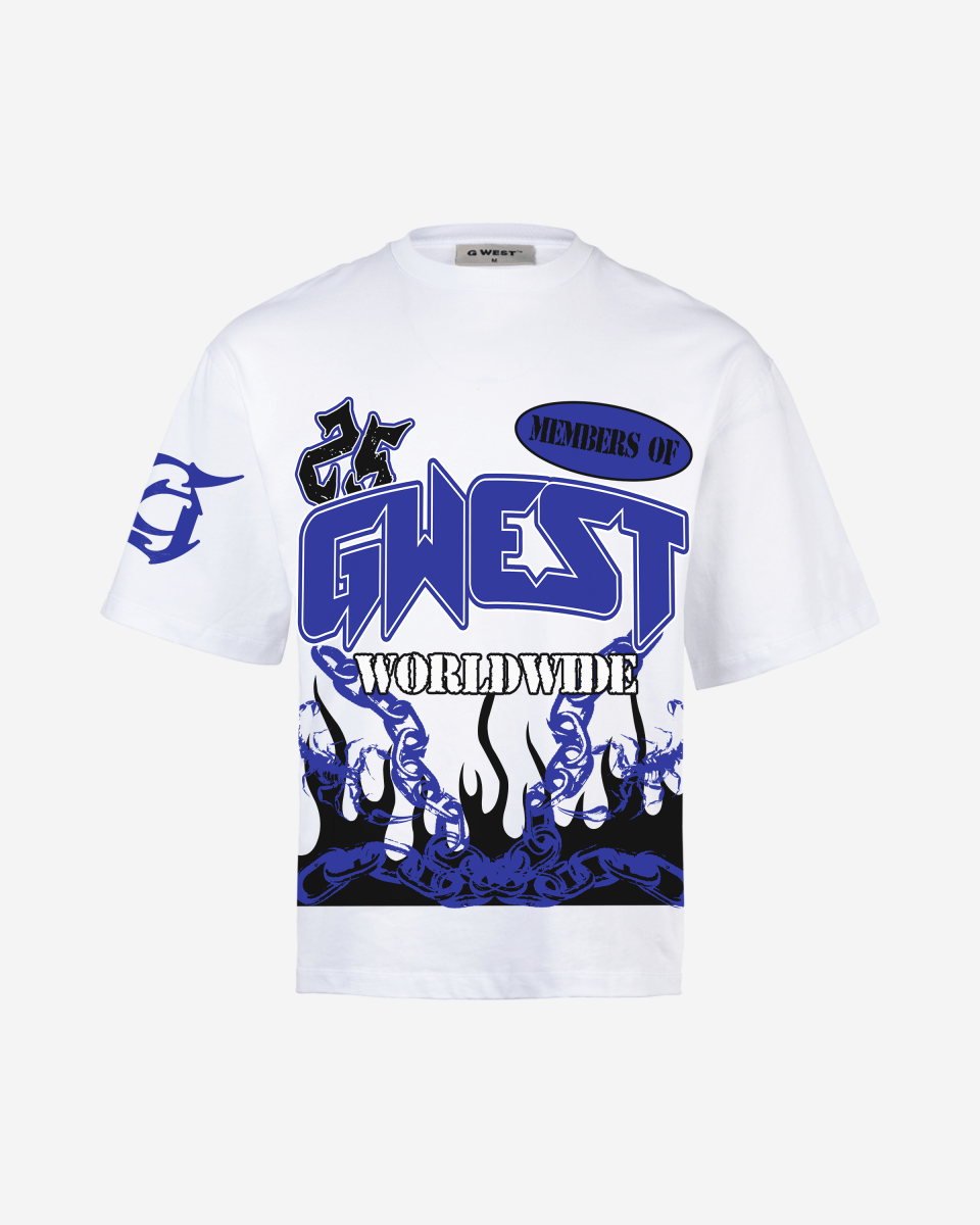 G West United Flames Men's Oversized T-Shirt - G West