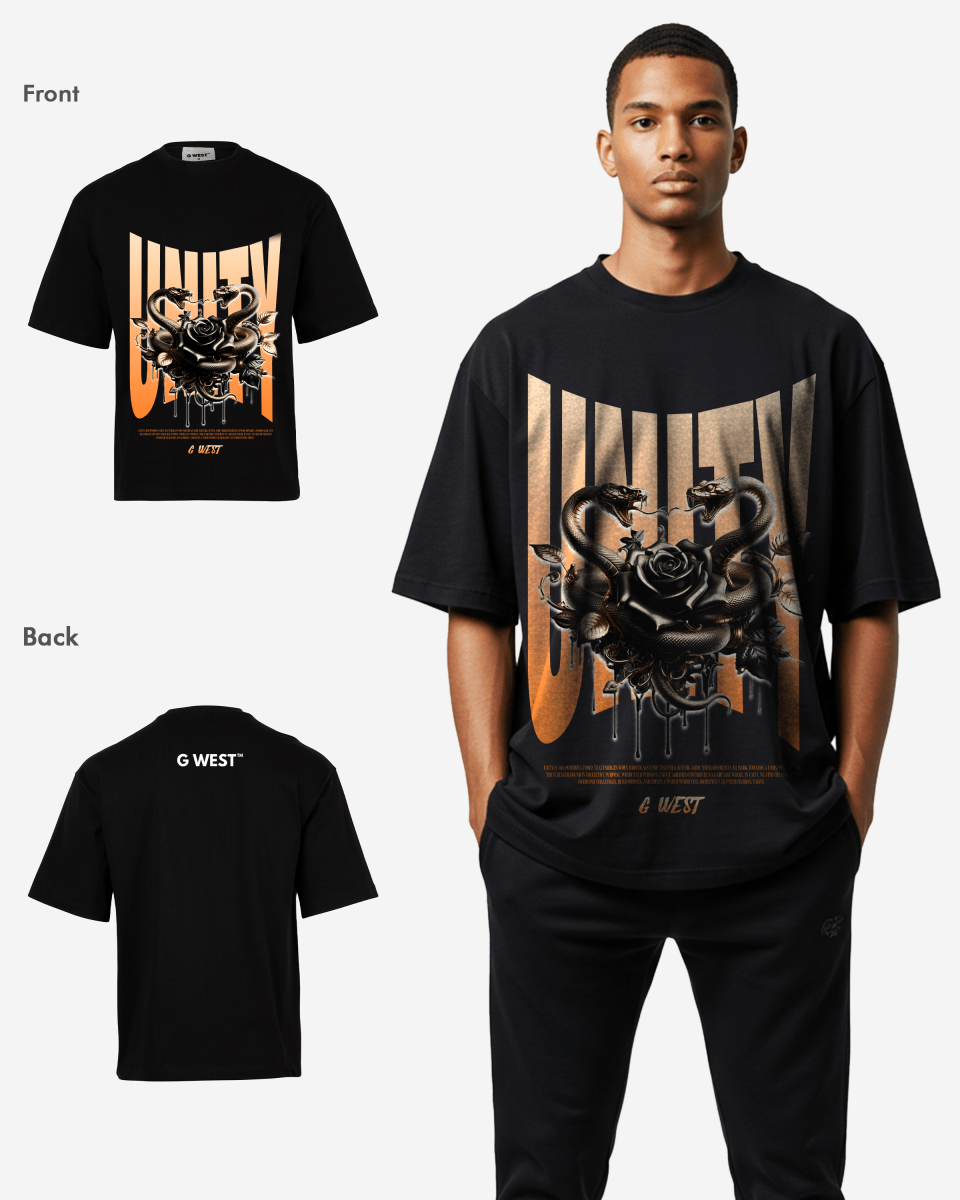 G - WEST UNITY OVERSIZED TEE GWROJMT177 - G West