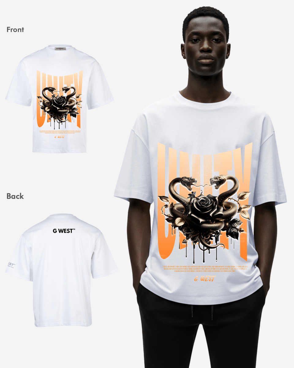 G - WEST UNITY OVERSIZED TEE GWROJMT177 - G West