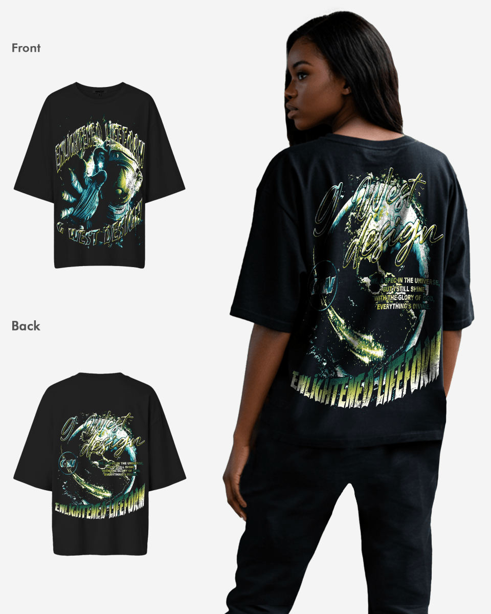 G West Universe Premium Oversized Tee - WOMEN - G West