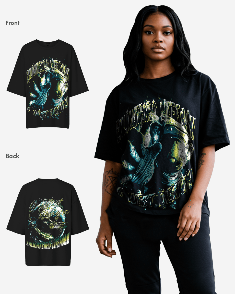 G West Universe Premium Oversized Tee - WOMEN - G West
