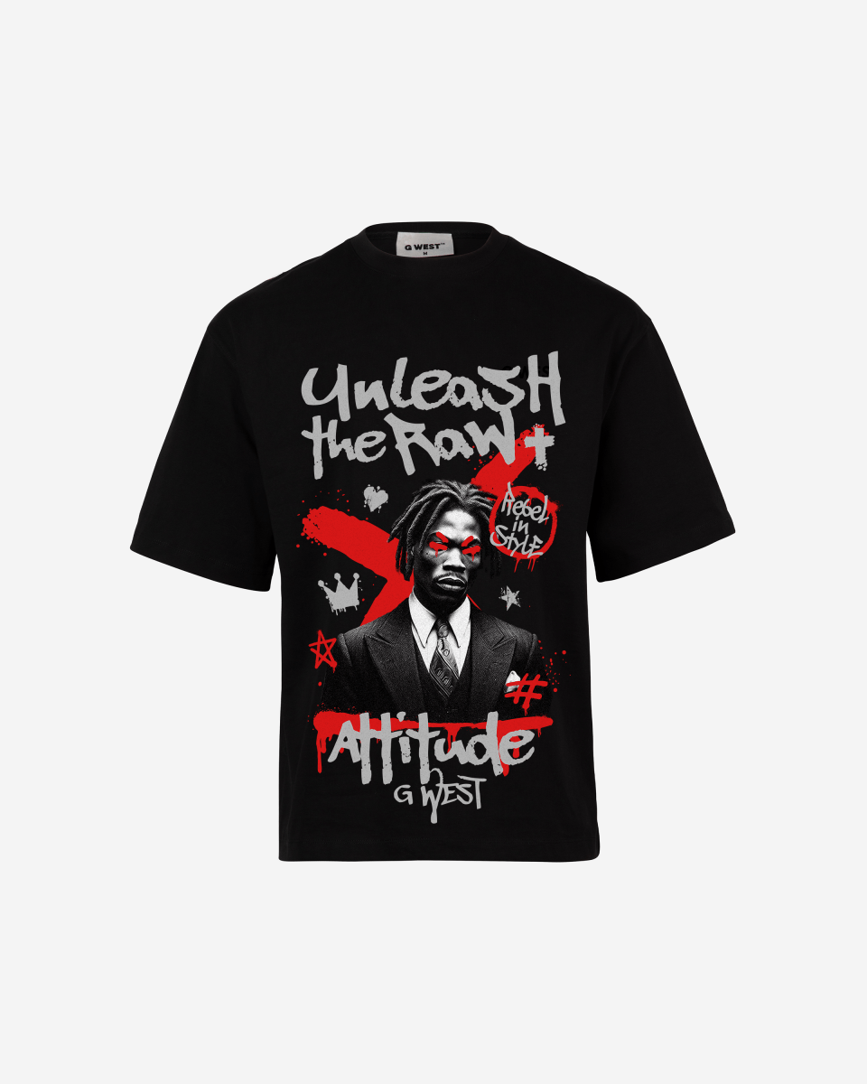 G - WEST UNLEASH THE RAW OVERSIZED TEE GWROJMT86 - G West