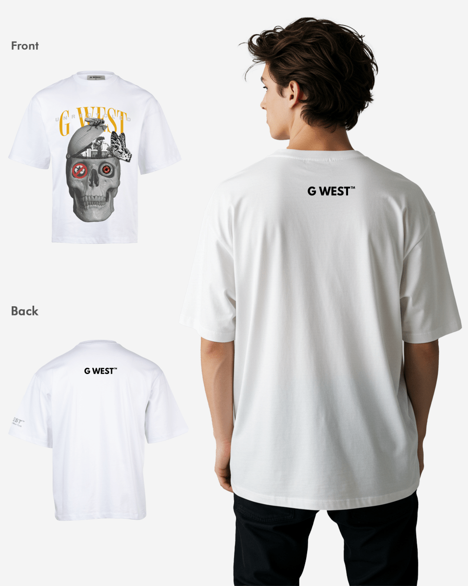 G - WEST Unrecycled Oversized Tee GWROJMT18 - G West