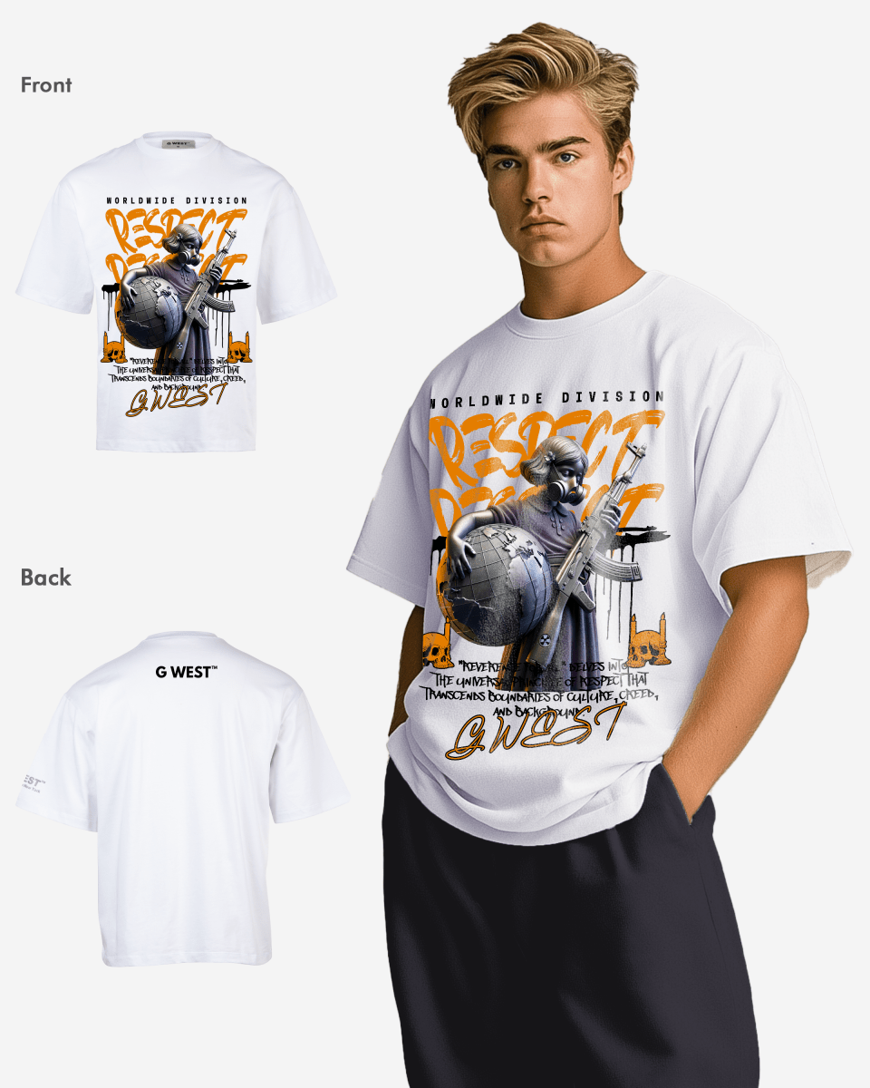 G - WEST UNSEEN BATTLE OVERSIZED TEE GWROJMT191 - G West