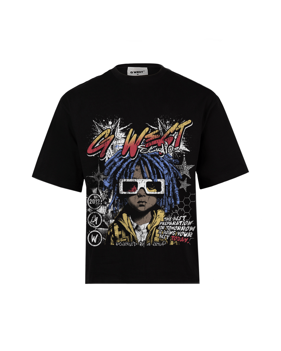 G West Urban Genesis Big And Tall Oversized T-Shirt - G West