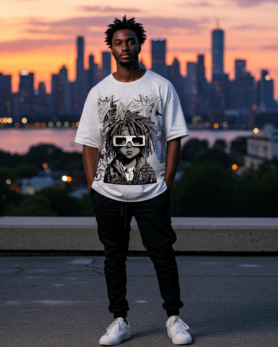 G West Urban Genesis Men's Oversized T-Shirt - G West
