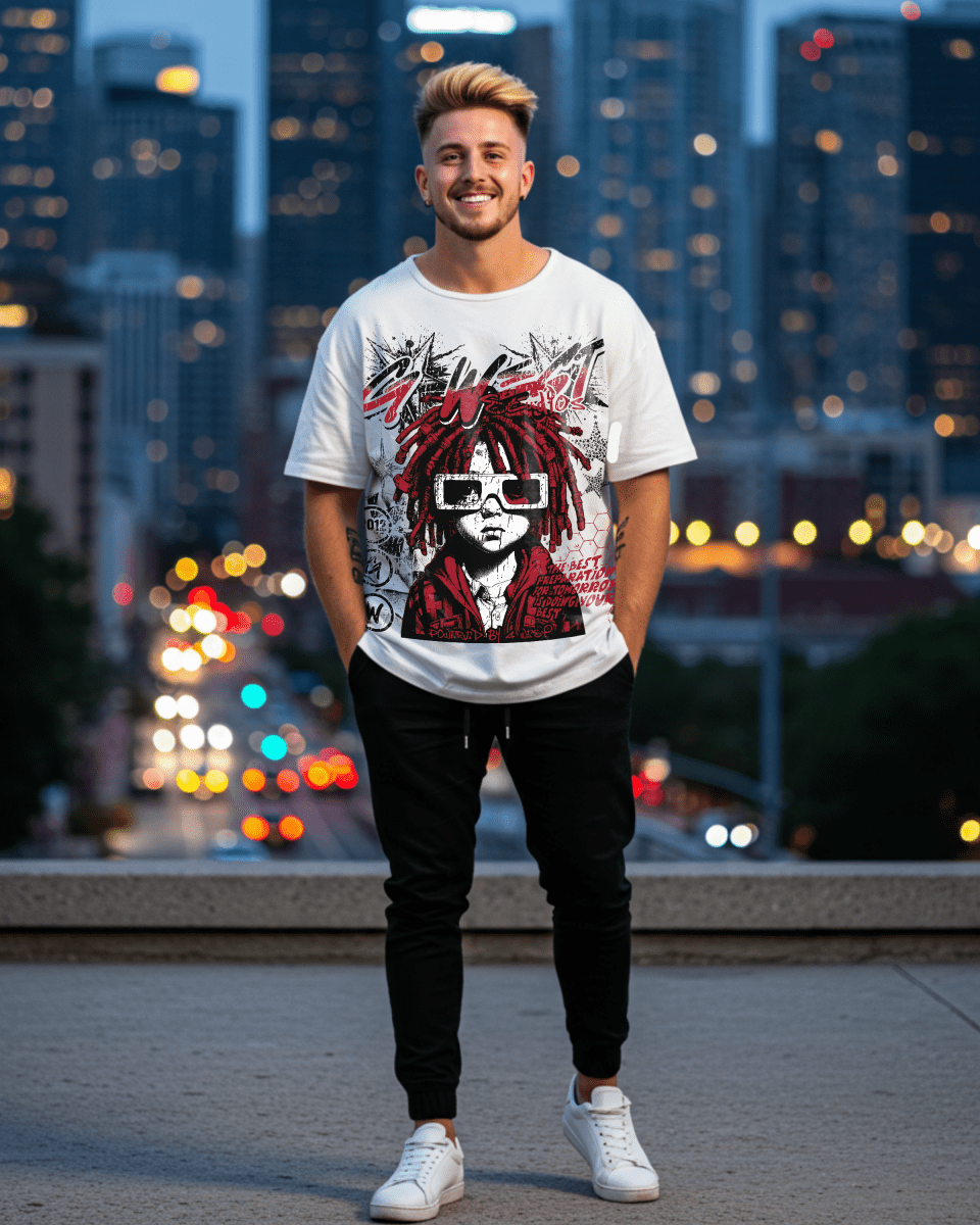 G West Urban Genesis Men's Oversized T-Shirt - G West