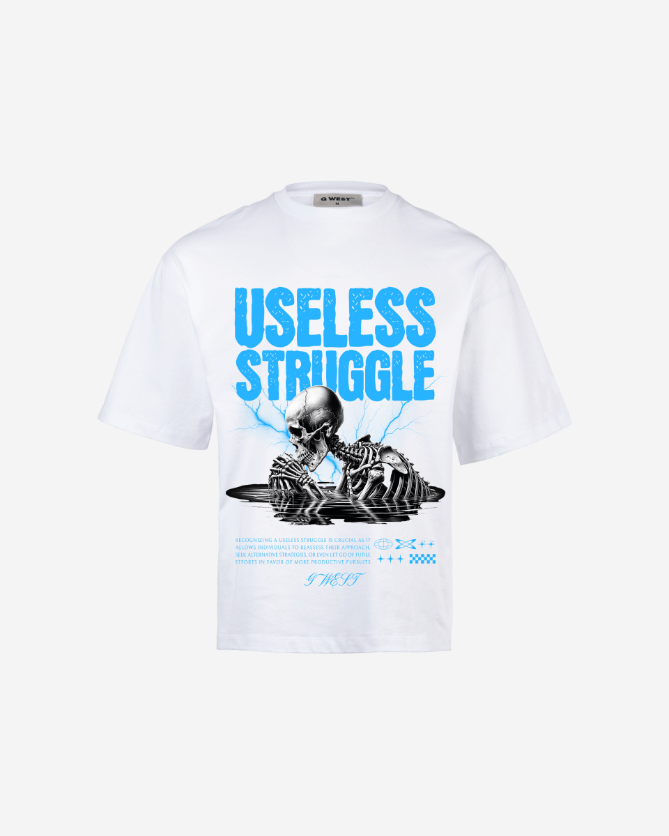 G - WEST USELESS STRUGGLE OVERSIZED TEE GWROJMT205 - G West