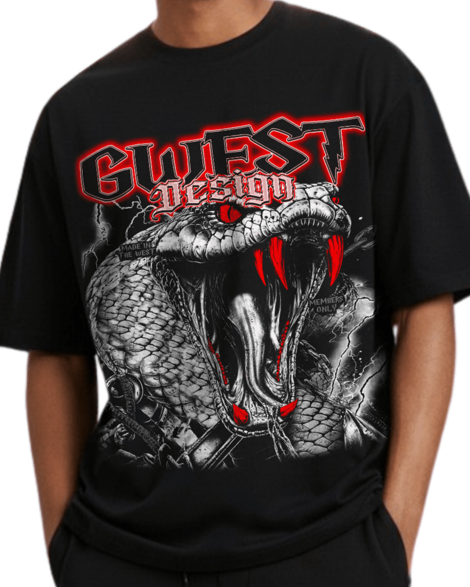 G West Venom Strike Oversized Men's T-Shirt - G West