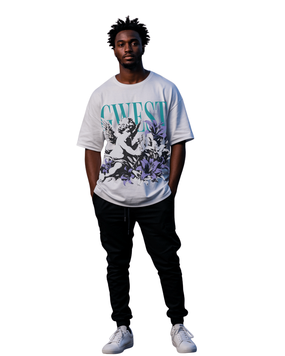 G West Vintage Seraph Men's Oversized T-Shirt - G West