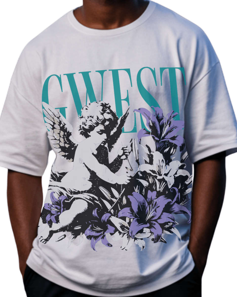 G West Vintage Seraph Men's Oversized T-Shirt - G West