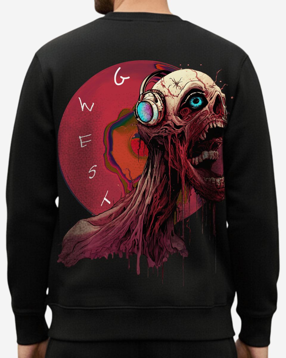 G West Vinyl Zombie Heavy Premium Crewneck - G West
