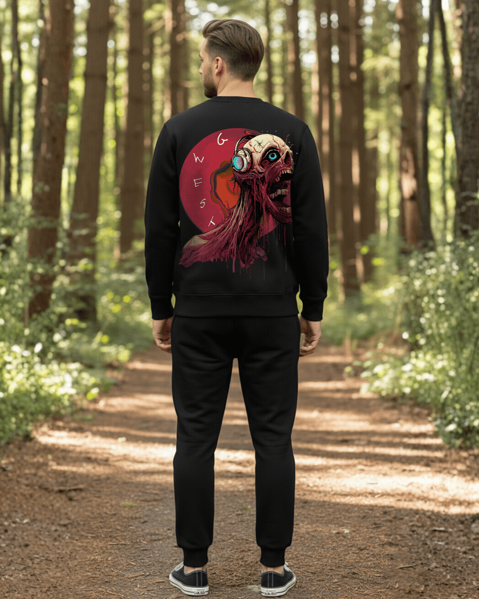 G West Vinyl Zombie Heavy Premium Crewneck - G West