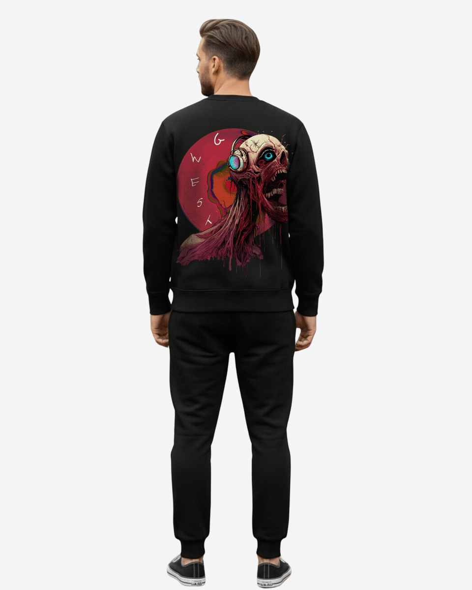 G West Vinyl Zombie Heavy Premium Crewneck - G West