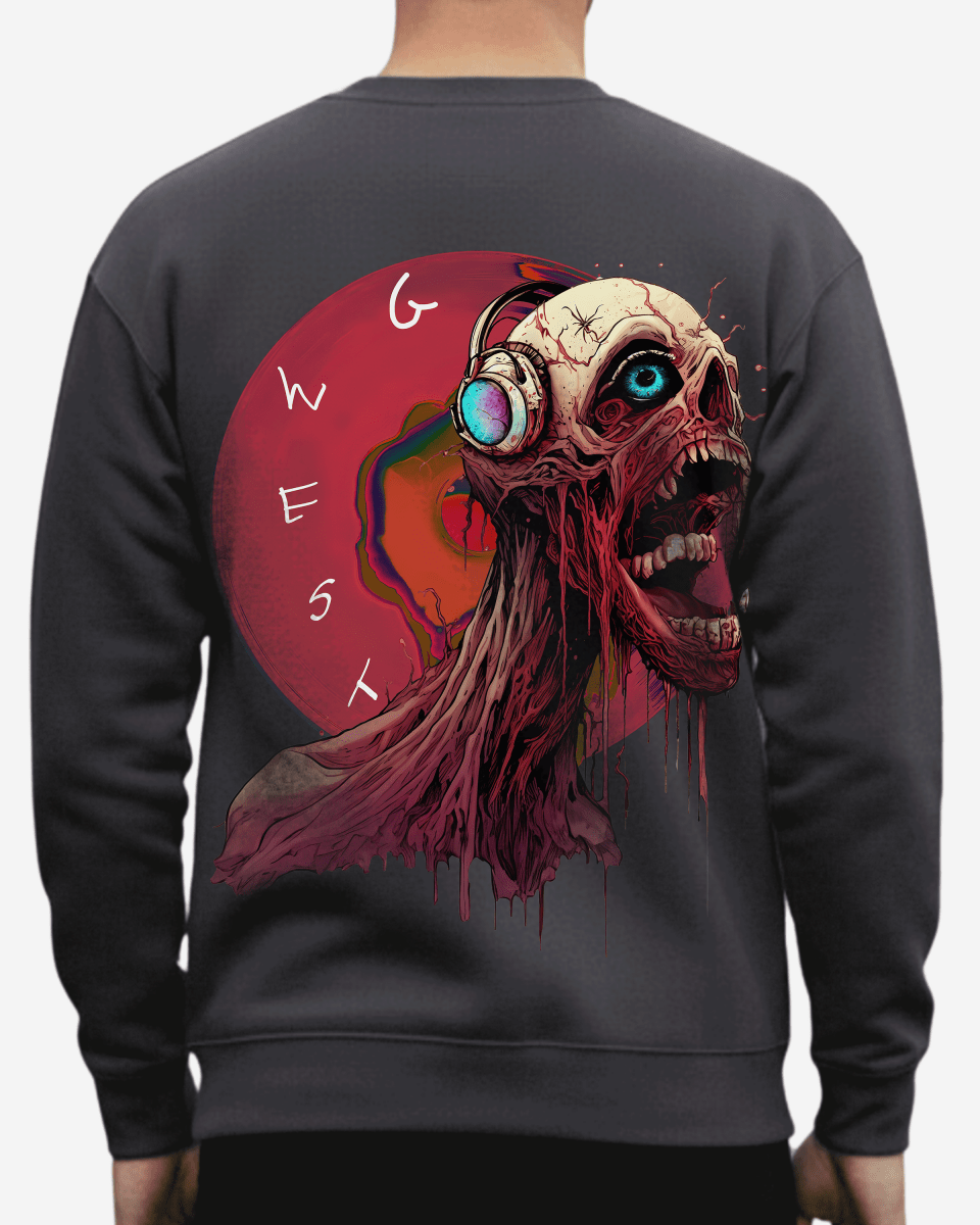 G West Vinyl Zombie Heavy Premium Crewneck - G West