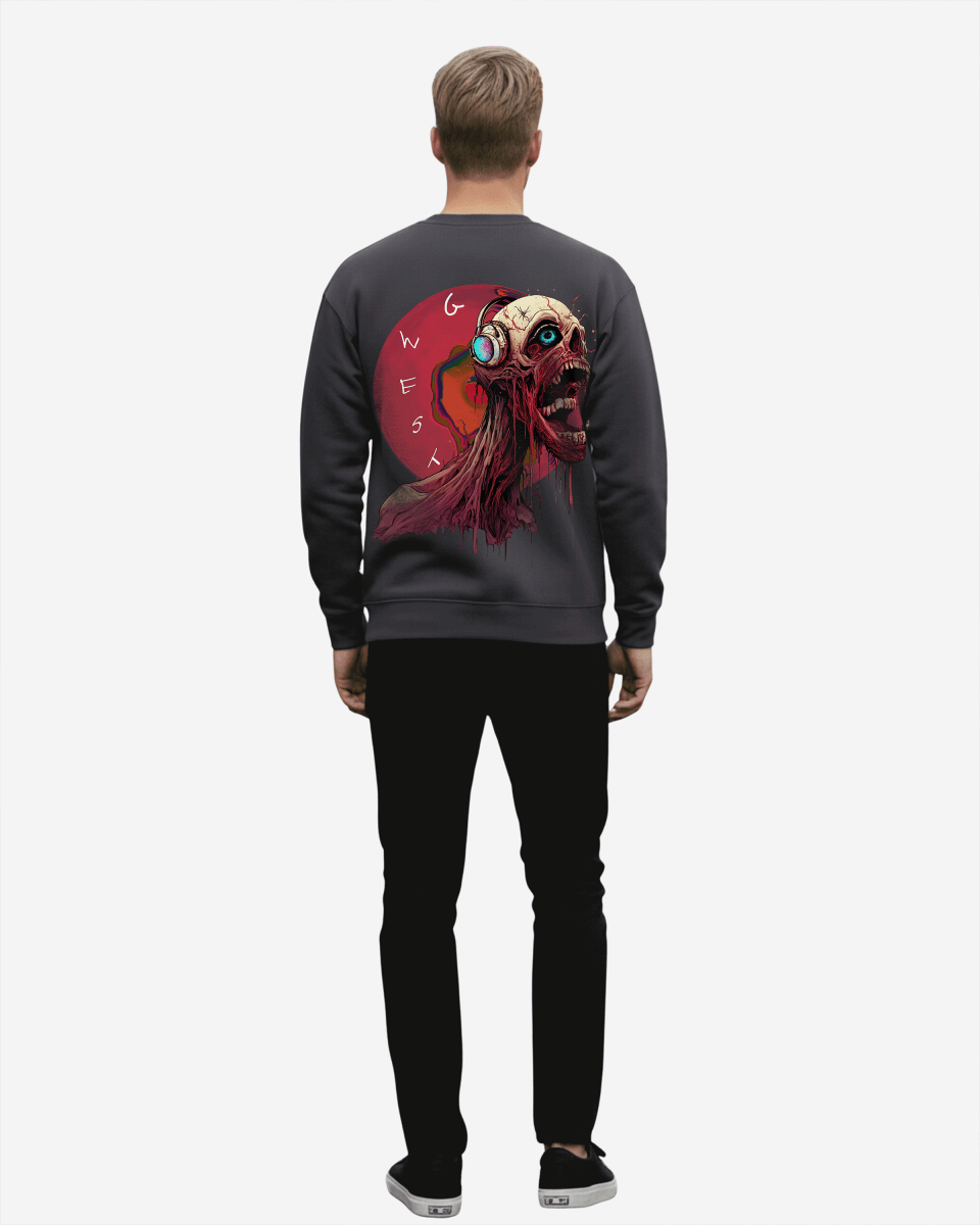 G West Vinyl Zombie Heavy Premium Crewneck - G West