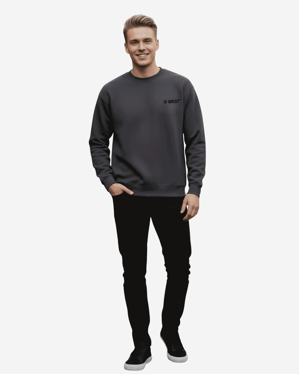 G West Vinyl Zombie Heavy Premium Crewneck - G West
