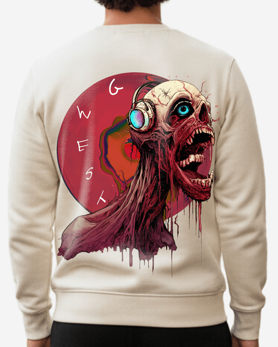 G West Vinyl Zombie Heavy Premium Crewneck - G West