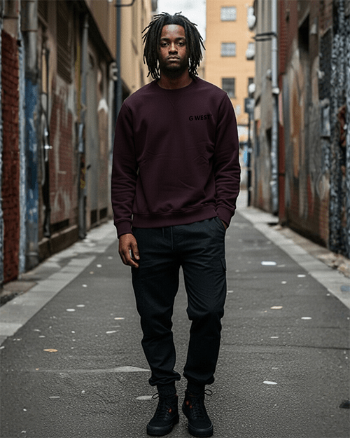 G West Vinyl Zombie Heavy Premium Crewneck - G West