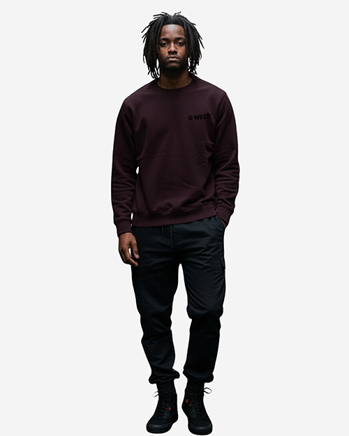 G West Vinyl Zombie Heavy Premium Crewneck - G West