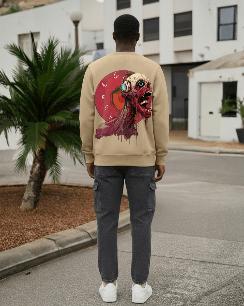 G West Vinyl Zombie Heavy Premium Crewneck - G West