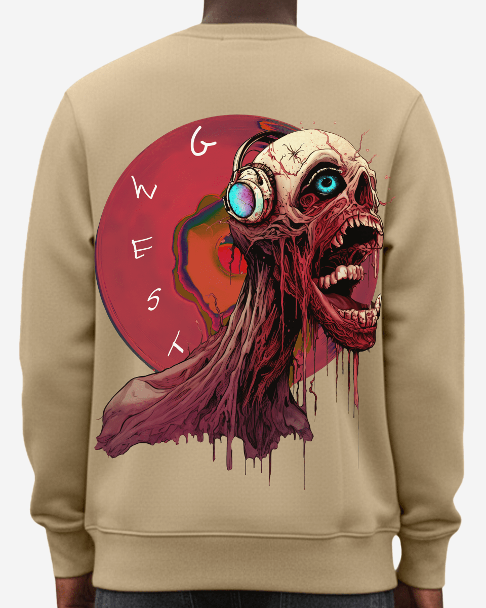 G West Vinyl Zombie Heavy Premium Crewneck - G West