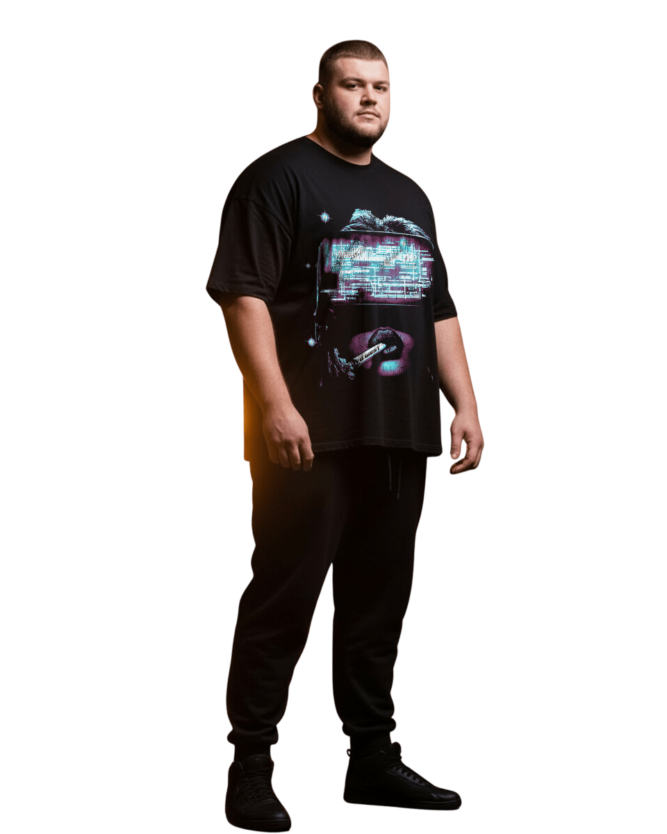 G West Vission Of Tomorrow Big And Tall Oversized T-Shirt - G West