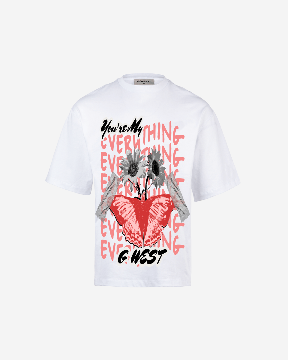 G - WEST WINGS N BLOOMS OVERSIZED TEE GWROJMT61 - G West