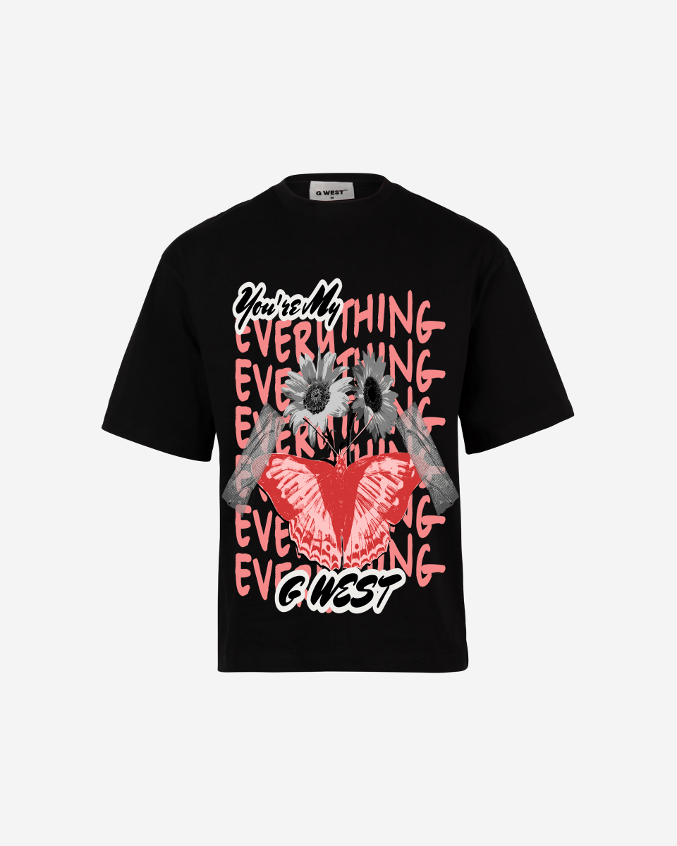 G - WEST WINGS N BLOOMS OVERSIZED TEE GWROJMT61 - G West