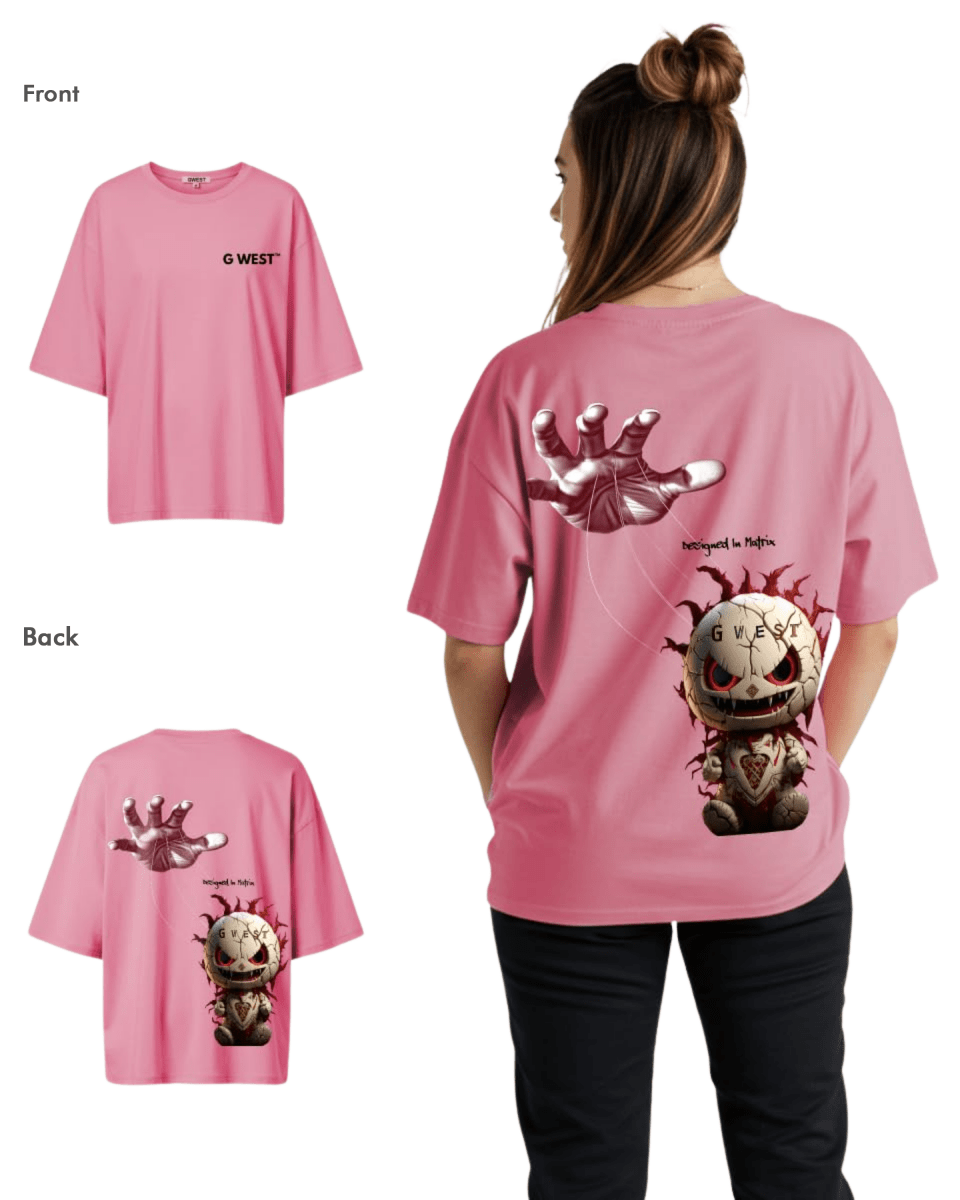 G West Womens Oversized Puppet Tee - G West