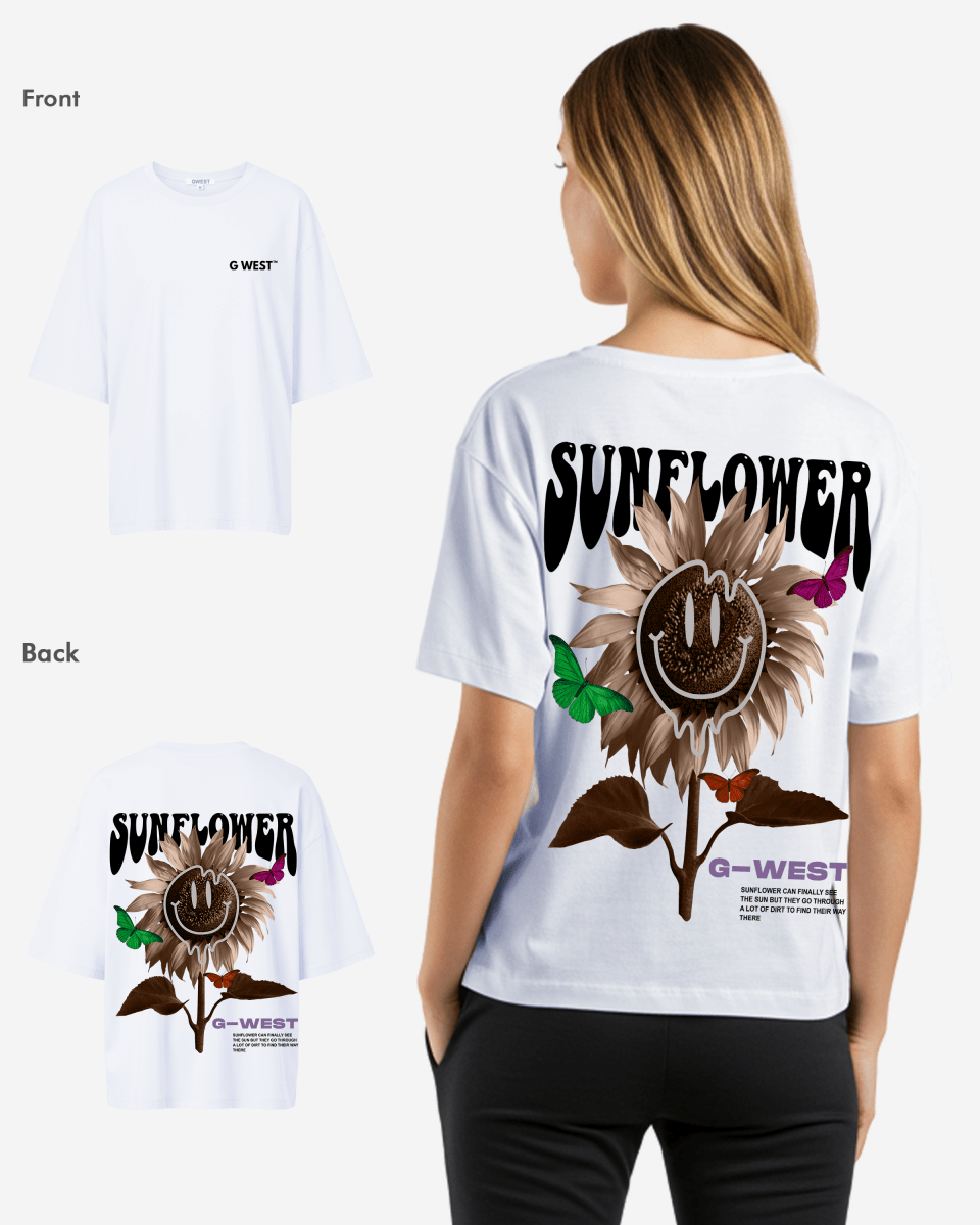 G West Work Of Art Oversized Tee - WOMEN - G West