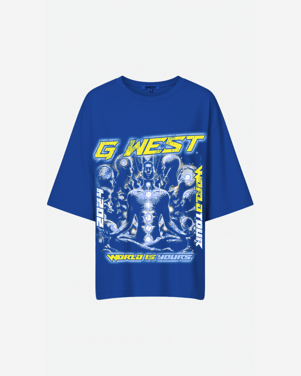 G West World Is Yours Premium Oversized Tee - WOMEN - G West