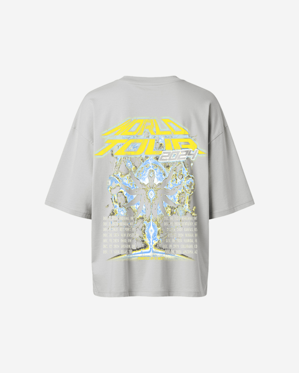 G West World Is Yours Premium Oversized Tee - WOMEN - G West