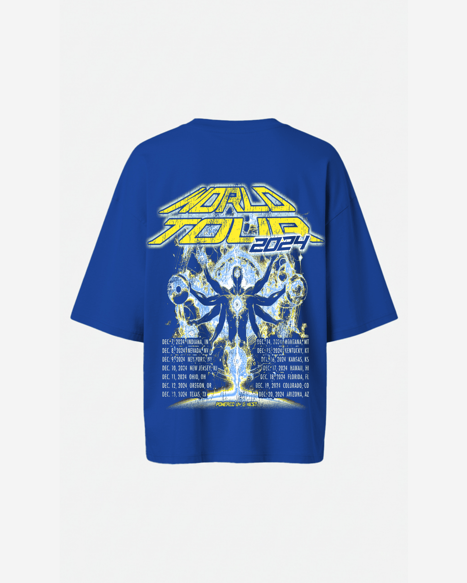 G West World Is Yours Premium Oversized Tee - WOMEN - G West