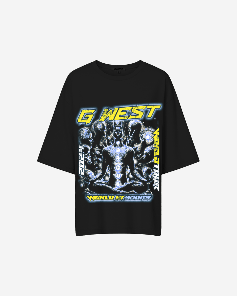 G West World Is Yours Premium Oversized Tee - WOMEN - G West