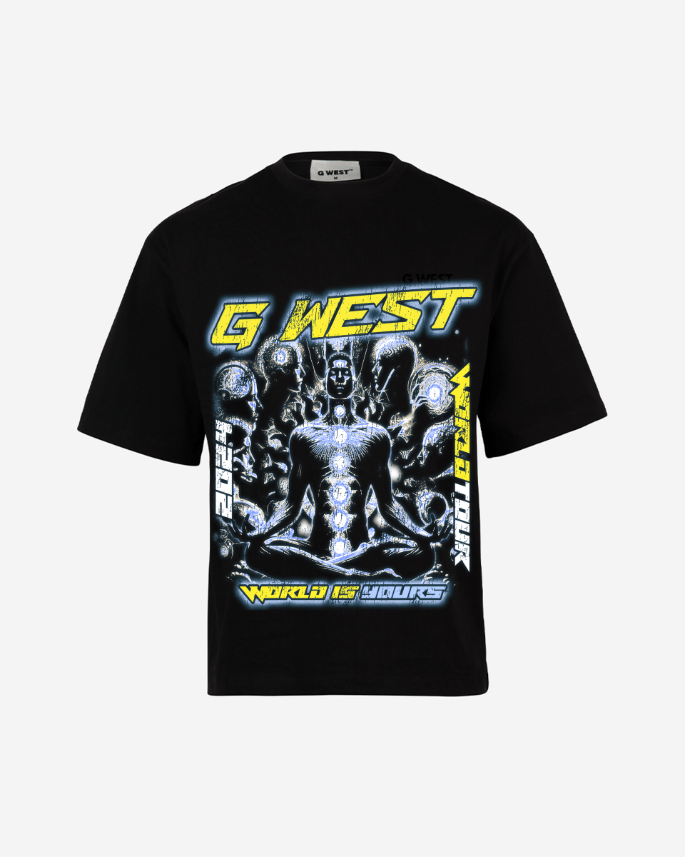 G West World Is Yours Premium Oversized Tee - G West