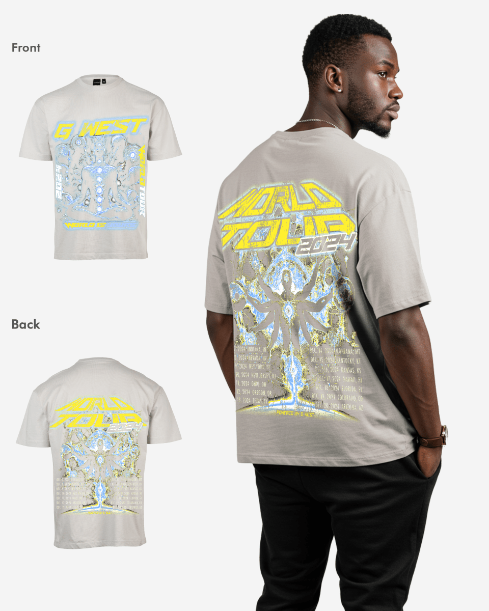 G West World Is Yours Premium Oversized Tee - G West