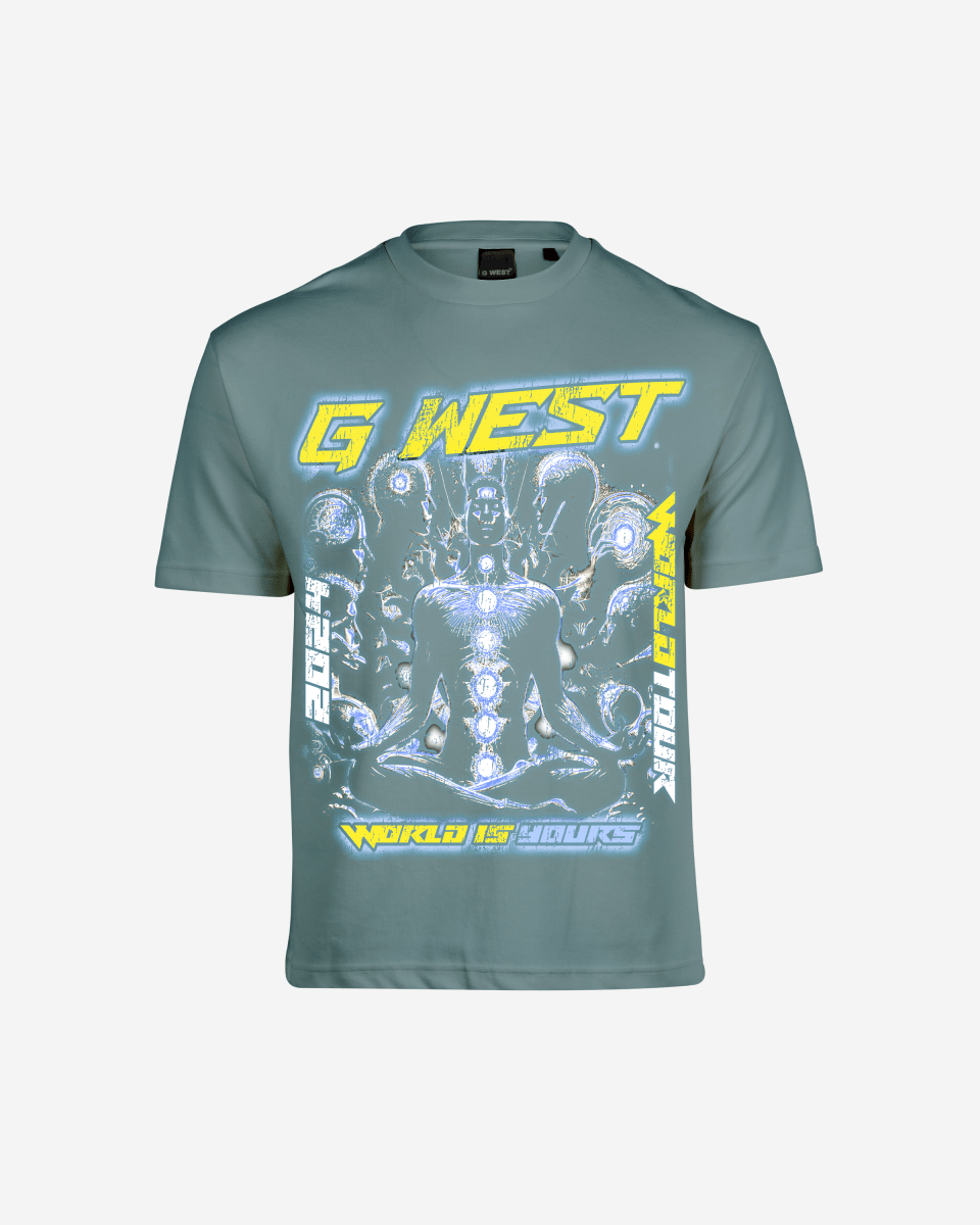 G West World Is Yours Premium Oversized Tee - G West