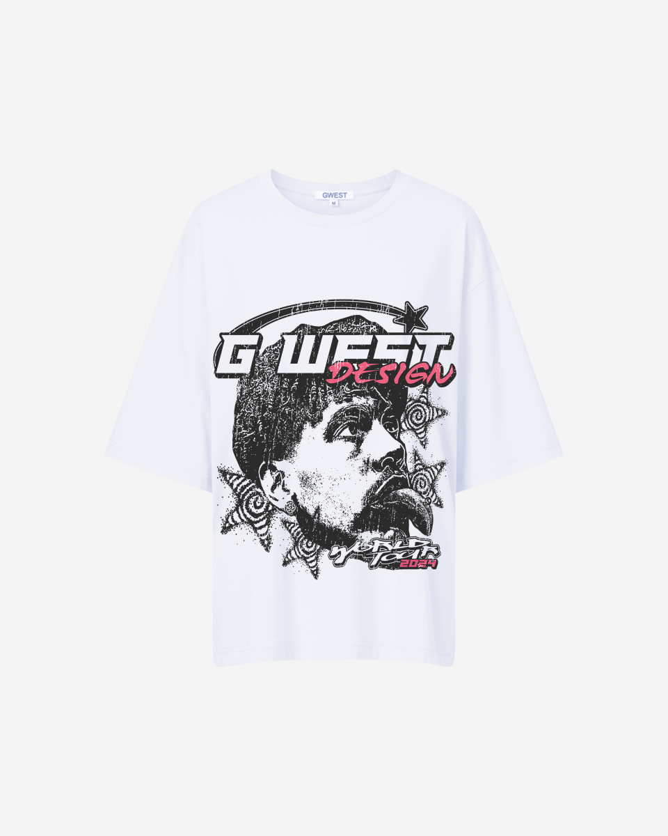 G West World Tour Premium Oversized Tee - WOMEN - G West