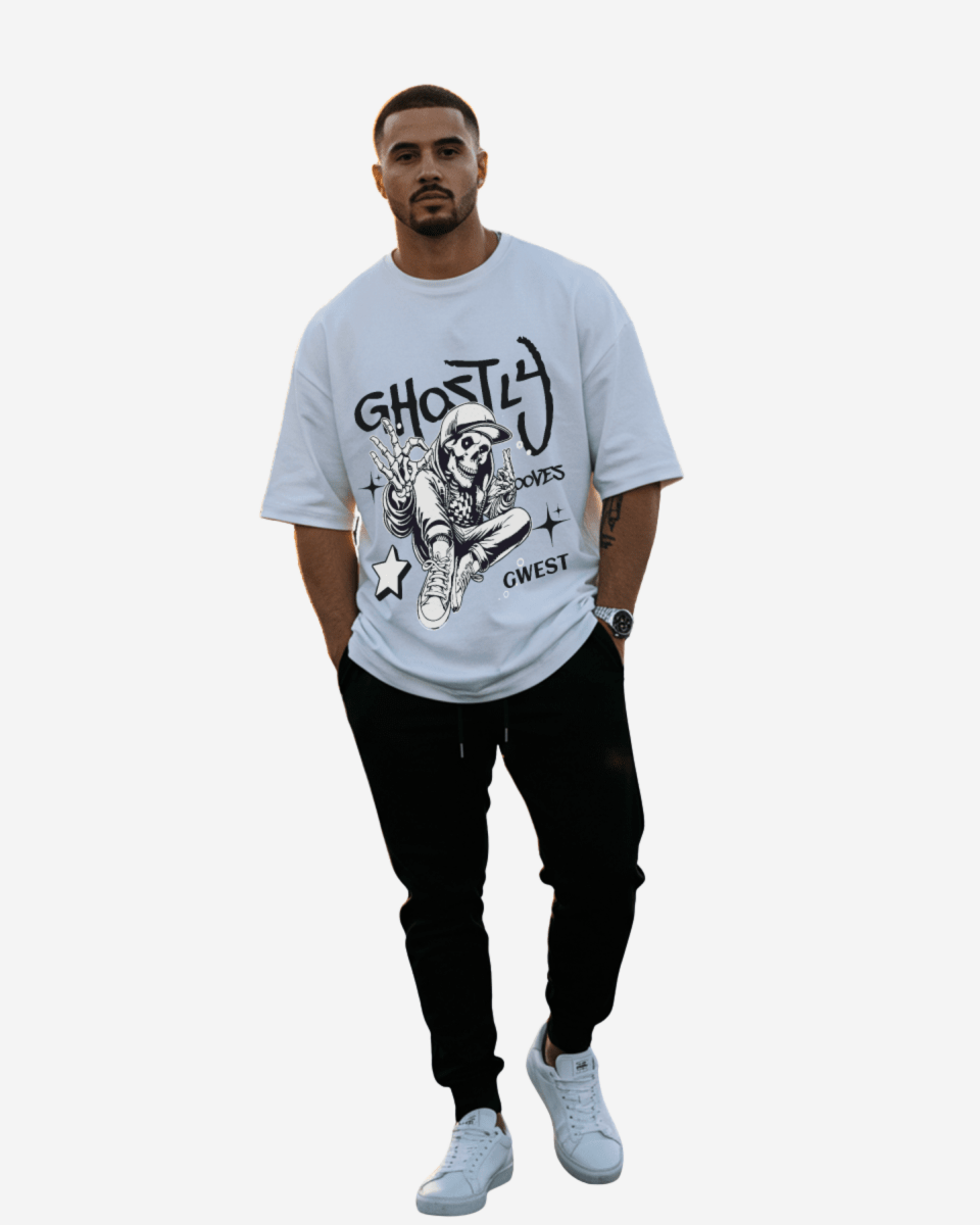 Ghostly Grooves Oversized T-Shirt - G West