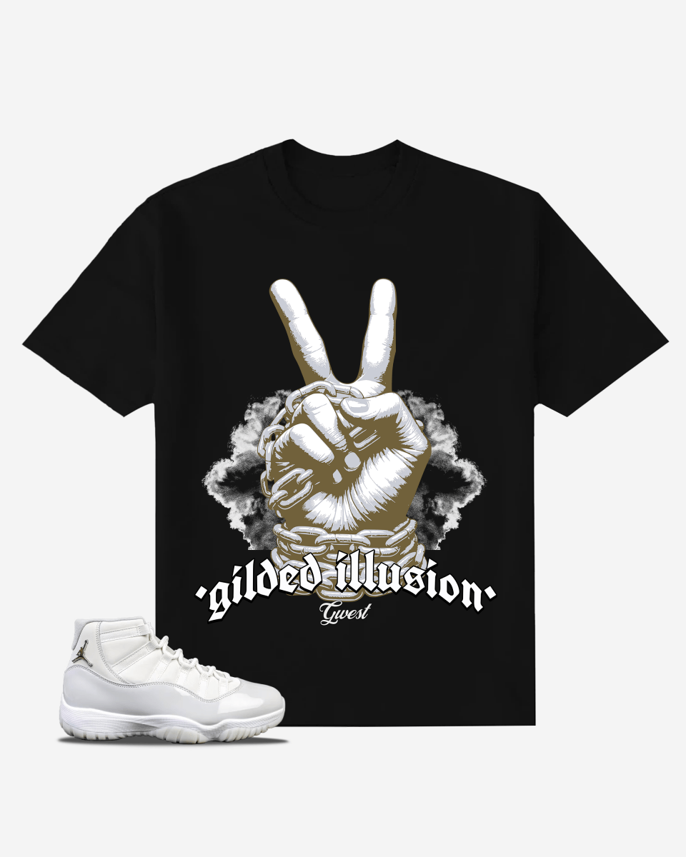 Gilded Illusion Oversized T-Shirt - G West