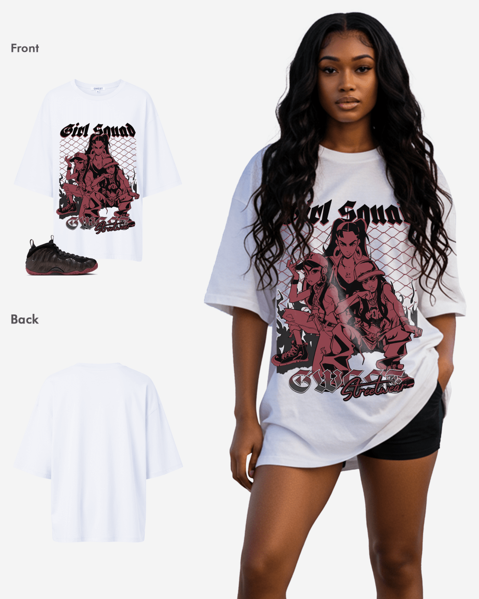 Girl Squad Oversized T-Shirt - G West