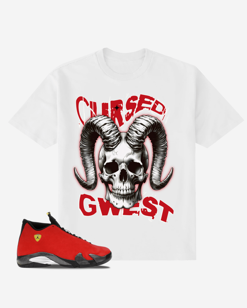 Gothic Cursed Skull Oversized T-Shirt - G West