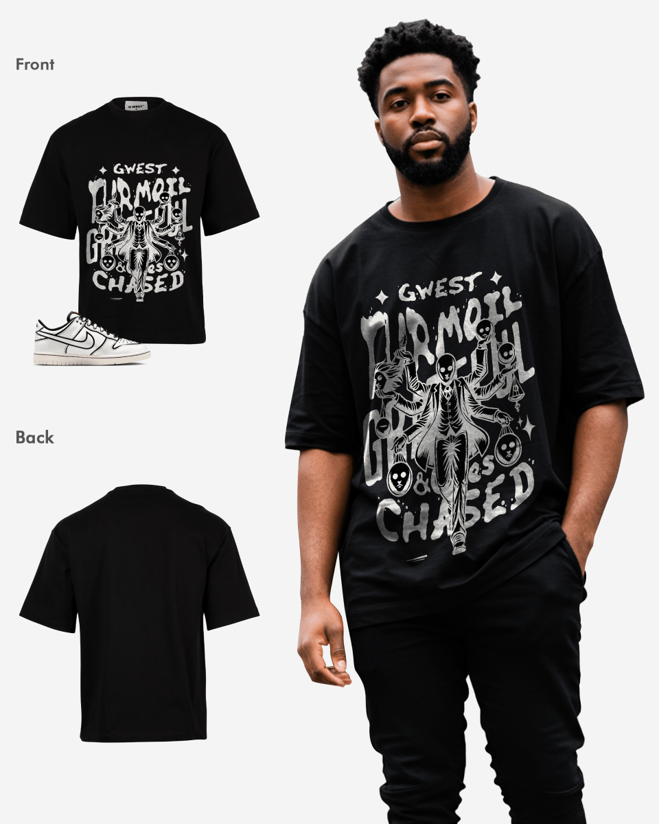 Grateful & Clues Chased Oversized T-Shirt - G West