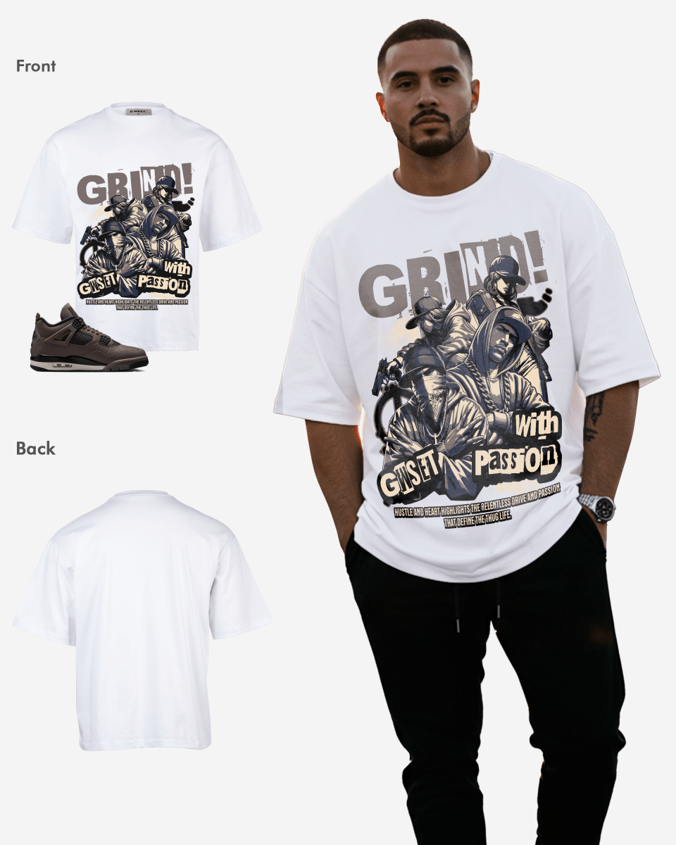 Grind With Passion Oversized T-Shirt - G West