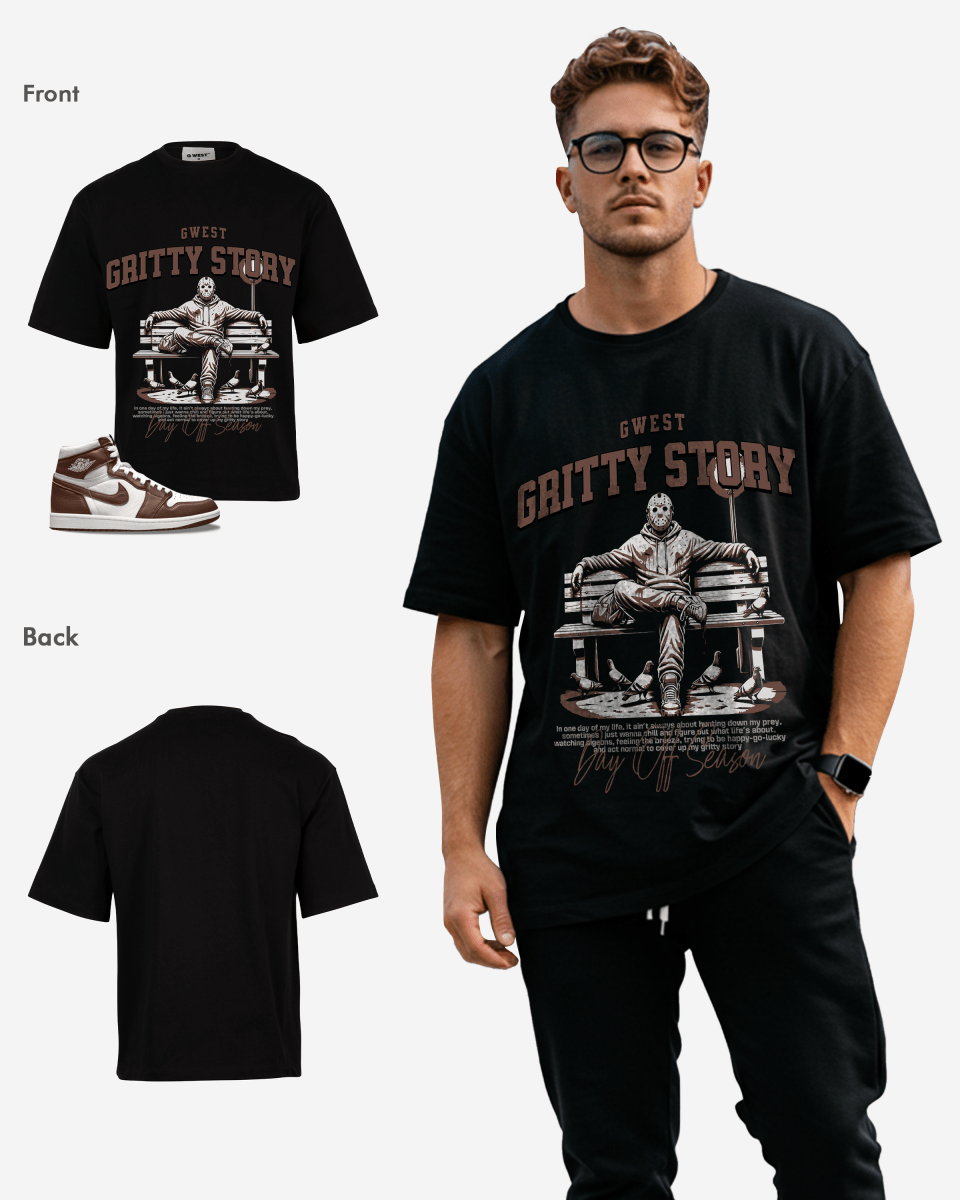 Gritty Story Oversized T-Shirt - G West