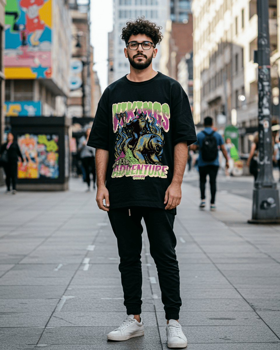 Grizzly Bear Oversized T-Shirt - G West