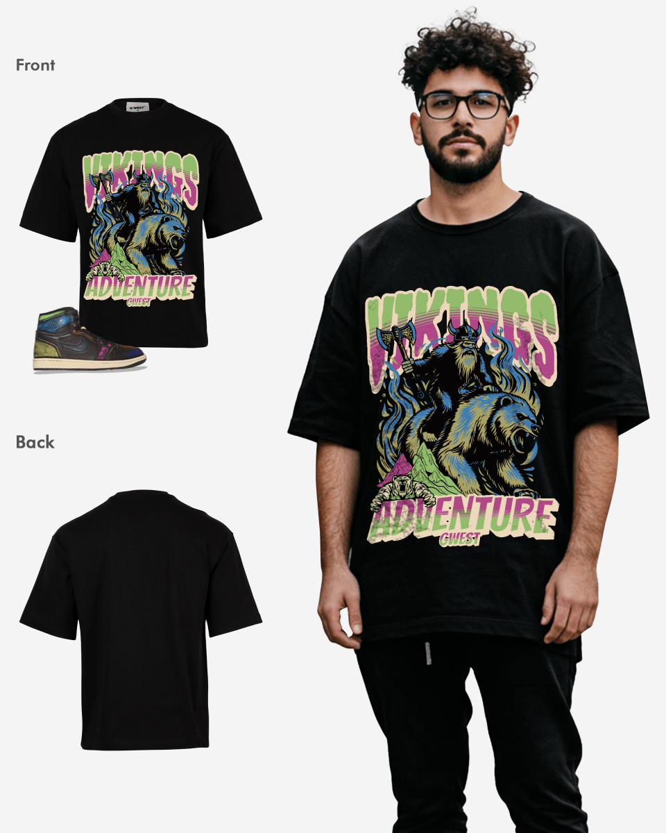 Grizzly Bear Oversized T-Shirt - G West