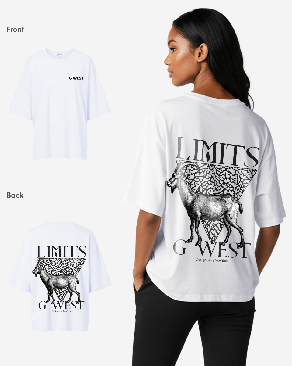 Gwest Greatest Of All Time Oversized Tee - WOMEN - G West