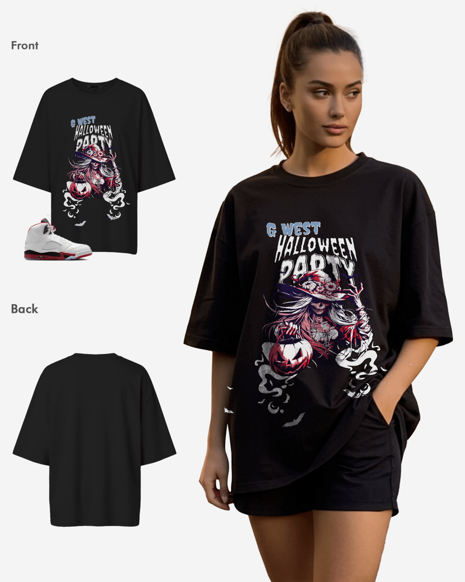 Halloween Party Oversized T-Shirt - G West